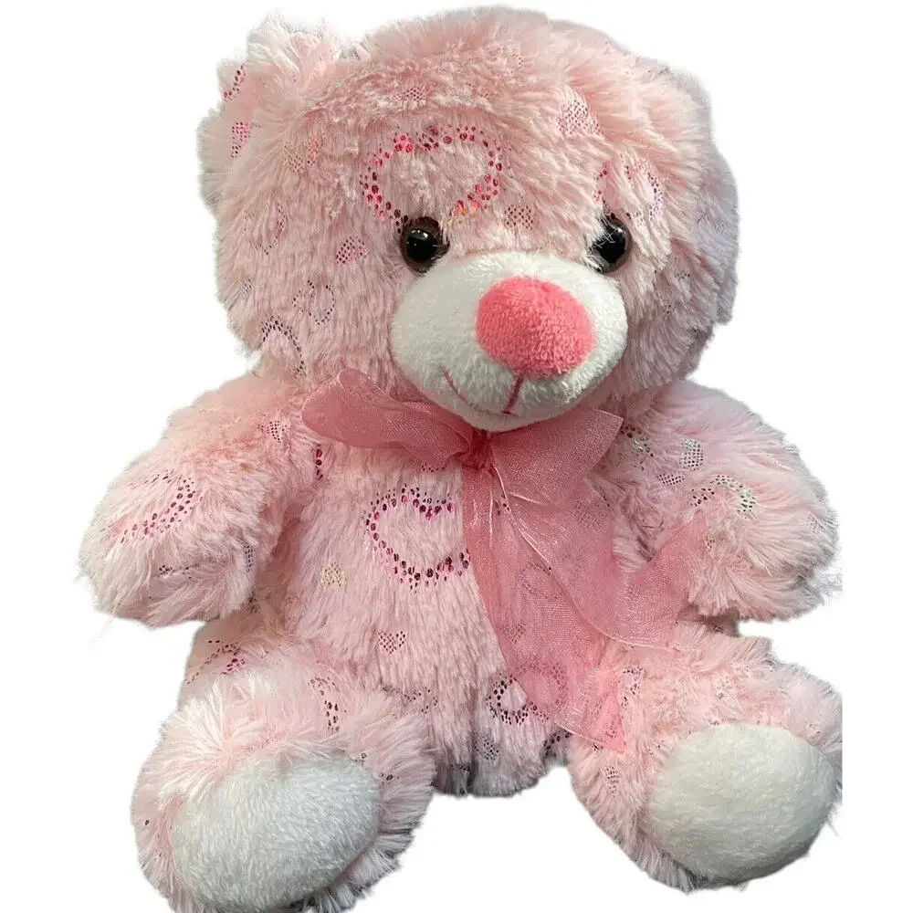 Dan Dee Pink Heart Teddy Bear 8